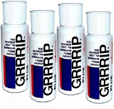 GRRRIP FOXCUP GRRRIP Plus Enhancer, Improve Grip, Dry Hands Grip Lotion. (4) 2-oz. Bottles, 236 ml Total. Also Available in Packs of 1, 2, 8, and 12. Proven Results for Crossfit, Tennis, Golf.