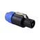 GLS Audio Speaker Plug Twist Lock 4 Pole Speaker Plug Compatible with Neutrik Speakon NL4FC, NL4FX, NLT4X, NL2FC - 4 Pack