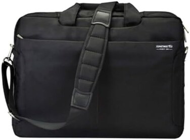FREEBIZ 18 Inch Laptop Bag ShengTS Briefcase Shoulder Bag Fits up to 18.4 Inches Gaming Laptops Nylon Waterproof Fabric Shockproof Sleeve for Notebook Computer Mackbook (18.4 Inches, Black)