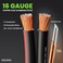 GearIT Speaker Wire Audio Cable CCA 2x1.5mm&le; (60.96 Meters - Black) Copper Clad Aluminum - Great for Hi-Fi Home Theater and Car Speakers - 16 Gauge AWG, 200 Feet