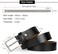 JingHao Mens Belt Big and Tall 30"-65",Genuine Leather Belts for Men,Casual Work Dress Jeans Belt,Black Brown Width 1.45" A18