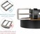 JingHao Mens Belt Big and Tall 30"-65",Genuine Leather Belts for Men,Casual Work Dress Jeans Belt,Black Brown Width 1.45" A18
