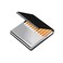 YOUMAI Portable Slim Leather Cigarette Case Ultrathin Lightweight Pocket Carrying Box for Hold 10 Regular Size (Black)