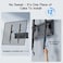 EIGELIU PERLESMITH Tilting TV Wall Mount Bracket Low Profile for Most 23-60 inch LED LCD OLED, Plasma Flat Screen TVs with VESA 400x400mm Weight up to 115lbs, Fits 16" Wood Stud