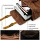 GEARONIC 21L Vintage Canvas Backpack Leather Rucksack Knapsack 15inch Laptop Tote Satchel College Shoulder Hiking Bag