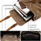 GEARONIC 21L Vintage Canvas Backpack Leather Rucksack Knapsack 15inch Laptop Tote Satchel College Shoulder Hiking Bag
