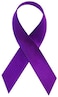 The Ribbon Factory Exclusive USA   American Made 250 Purple Satin Domestic Violence &amp; Alzheimer&rsquo;s Awareness - Bag of 250 Fabric with Safety Pins