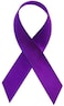 The Ribbon Factory Exclusive USA   American Made 250 Purple Satin Domestic Violence &amp; Alzheimer&rsquo;s Awareness - Bag of 250 Fabric with Safety Pins