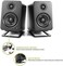 Kanto S2 Tilted Desktop Speaker Stands for Small Speakers &amp; Compact 2&rdquo;-3&rdquo; Studio Monitors   Supports 6 lbs (2.7 kg)   Damping Foam Padding   Pair   Black