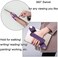 joylink Universal Tablet Hand Strap Holder, 360 Degrees Swivel Leather Handle Grip with Elastic Belt, Secure &amp; Portable for 7.9" Tablets (Samsung Asus Acer Google Lenovo Kindle iPad Mini), Purple