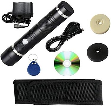 MENGQI-CONTROL Security Guard Tour Systems RFID Guard Tour Patrol System with LED flash light(for SOS)+30pcs Check Point