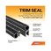 Trim-Lok Trim Seal with Side Bulb &ndash; Fits 1/16&rdquo; Edge, 3/8&rdquo; Bulb Seal Diameter, 25&rsquo; Length &ndash; PVC Plastic Trim with EPDM Rubber Seal, Easy to Install for Cars, Boats, RVs, Trucks, and Home Applications