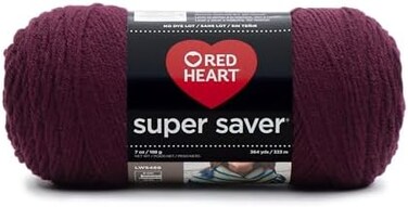 RED HEART Super Saver Yarn - Claret