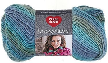 Red Heart Boutique Unforgettable Yarn, Tidal