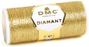 DMC Diamant Metallic Needlework Thread, 38.2-Yard, Light Gold
