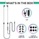 DefenderShield EMF Free Headphones - Universal Anti-Radiation Air Tube Wired Stereo Headset with Microphone &amp; Volume Control - Works with iPhone