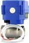 U.S. Solid Motorized Ball Valve- 1/2" Stainless Steel Ball Valve with Full Port, 9-24V AC/DC and 2 Wire Auto Return Setup