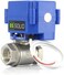 U.S. Solid Motorized Ball Valve- 1/2" Stainless Steel Ball Valve with Full Port, 9-24V AC/DC and 2 Wire Auto Return Setup