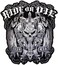 Hot Leathers Ride Or Die Biker For Life Patch (11" Width x 12" Height)