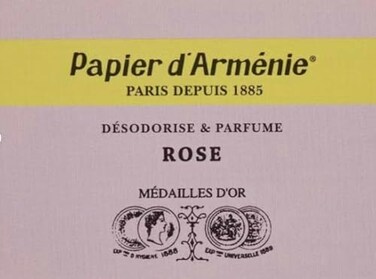 Papier d'Armenie La Rose Burning Papers (1 Book of 12 Sheets)