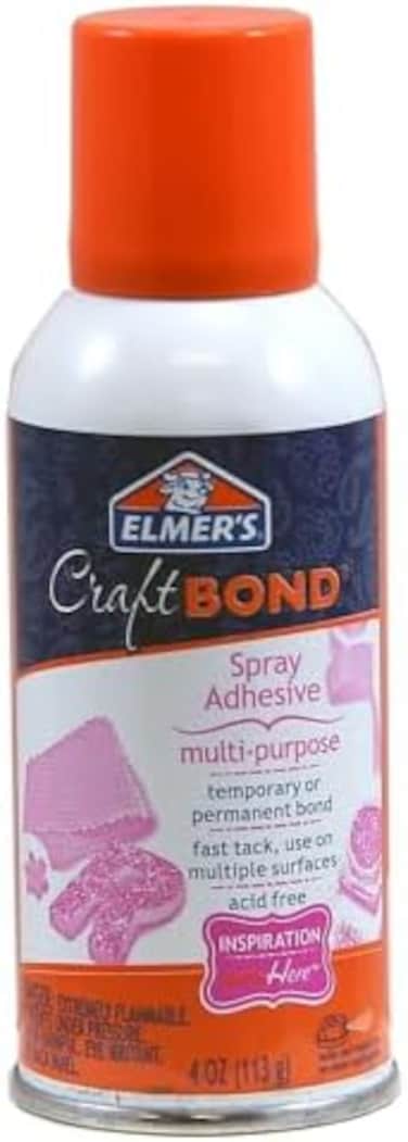 Elmer's Craftbond Multi-Purpose Spray Adhesive, 4 oz, White