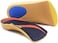 RooRuns Orthotic Insoles 3/4 Arch Support Shoe Insoles for Flat Feet, Plantar Fasciitis, Hollow Feet - Heel Cushion for Men Women