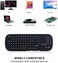 iPazzPort Wireless Mini Handheld Keyboard with Touchpad Mouse Combo for Android TV Box and Raspberry Pi 3 and HTPC and XBMC KP-810-19S - Black