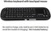 iPazzPort Wireless Mini Handheld Keyboard with Touchpad Mouse Combo for Android TV Box and Raspberry Pi 3 and HTPC and XBMC KP-810-19S - Black