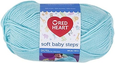 Red Heart Soft Baby Steps Yarn, Aqua