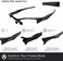 Revant Polarized Replacement Lenses for Oakley Flak Jacket XLJ EliteBurnside Black