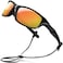 RIVBOS Rubber Kids Polarized Sunglasses With Strap Glasses Shades for Boys Girls Baby and Children Age 3-10 RBK003&iuml;&frac14;&Euml;&dagger;Black Coating Lens&iuml;&frac14;&acirc;&euro;&deg;