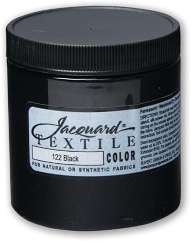 Jacquard TEXTILE PAINT 8OZ BLACK