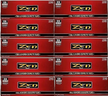 ZEN King Size Full Flavor Cigarette Tubes - 10 Boxes