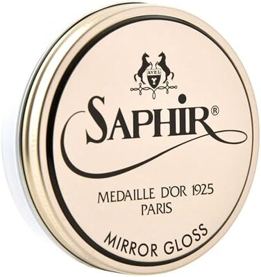 SAPHIR Medaille d&rsquo;Or Mirror Gloss - Natural Wax Polish for Leather Shoes &amp; Boots