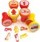 TINYMILLS 24 Pcs Firetrucks Stampers for Kids