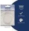 Beadalon Carbon Steel Memory Wire, Round, Large Bracelet, Silver Plated, 0.5 oz, Approx. 30 coils