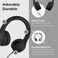 LilGadgets Connect+ Pro Wired Kids Headphones for School with Microphone, Volume Limiting &amp; Noise Cancelling Over-Ear Headset with Cord, SharePort Technology &amp; SoftTouch Padding, Black