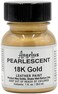 Angelus Pearlescent Leather Paint, 18K Gold, 1oz