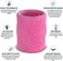 Suddora Arm Sweatbands, Absorbent and Breathable Thick Cotton Bands for Working Out, Gymnastics, Basketball, Tennis, and Football, Multiuse 4-inch Wristbands for Costumes and Cosplay, Pink