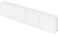 Awenta 440mm x 120mm / 18" x 5'' Inch Two Sided White Door Air Vent Grille - Door Vent Register for Interior Door, Bathroom, Bedroom, Garage, Kitchen