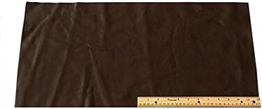 قطعة من جلد البقر بني داكن خفيف الوزن 2 SF 30.48 × 60.96 سم