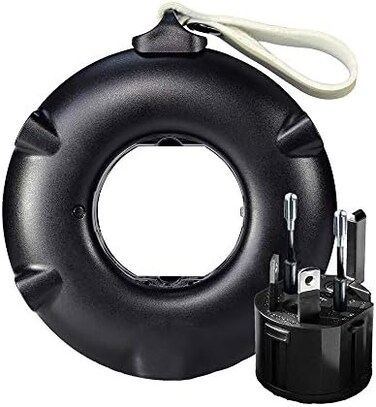 MOGICS Bagel- (Black) Universal Travel Power Strip