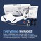 LUXE Bidet NEO 180 - Self Cleaning Dual Nozzle - Fresh Water Non-Electric Mechanical Bidet Toilet Attachment (White and White)