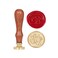 Yoption Letter B Wax Seal Stamp, Vintage Retro Brass Head Wooden Handle Alphabet Letter Initial Wax Classic Sealing Wax Seal Stamp (B)