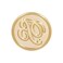 Yoption Letter B Wax Seal Stamp, Vintage Retro Brass Head Wooden Handle Alphabet Letter Initial Wax Classic Sealing Wax Seal Stamp (B)