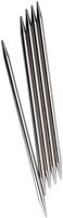 ChiaoGoo Red Double Point 6 inch (15cm) Stainless Steel Knitting Needle Size US 3 (3.25mm) 6006-3