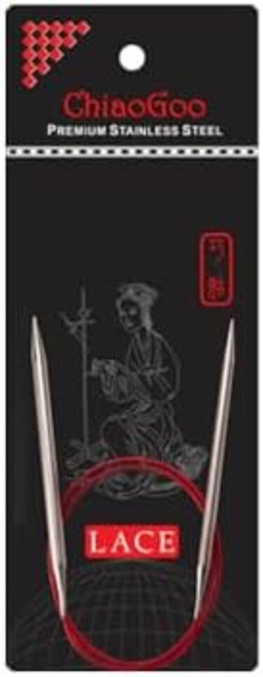 ChiaoGoo RED Lace circular needle 40cm 4.50mm - 1pc