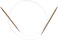ChiaoGoo Circular 32 inch (81cm) Bamboo Dark Patina Knitting Needle Size US 9 (5.5mm) 2032-9