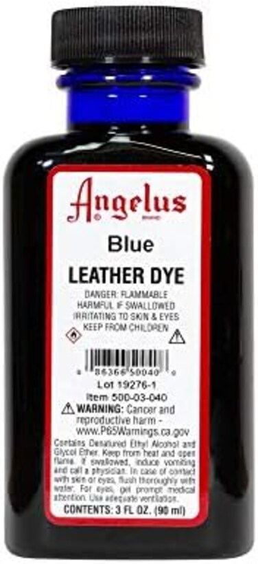 Angelus Leather Dye, 3 oz. Blue