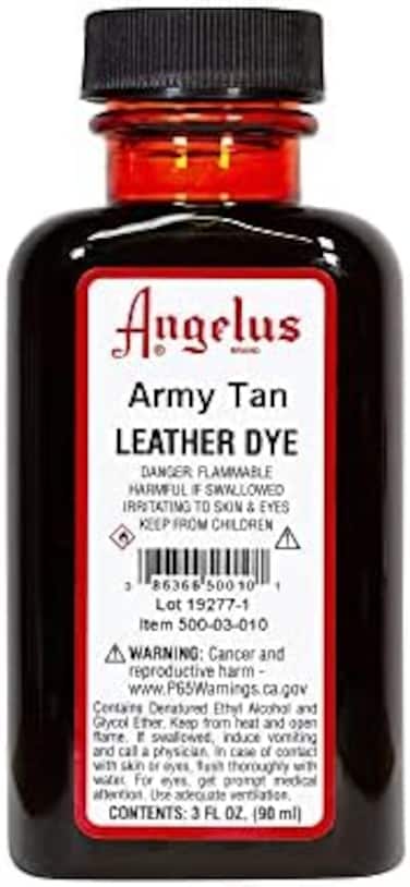 Angelus Leather Dye, 3oz, Army Tan
